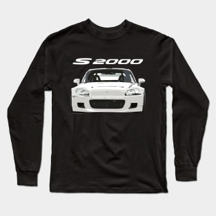 s2000 honda white covertable Long Sleeve T-Shirt